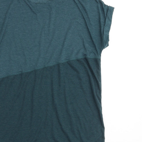 Sweaty Betty Womens Green Polyester Basic T-Shirt Size M Round Neck Pullover