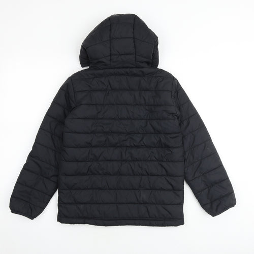 Peter Storm Boys Black Puffer Jacket Jacket Size 9-10 Years Zip