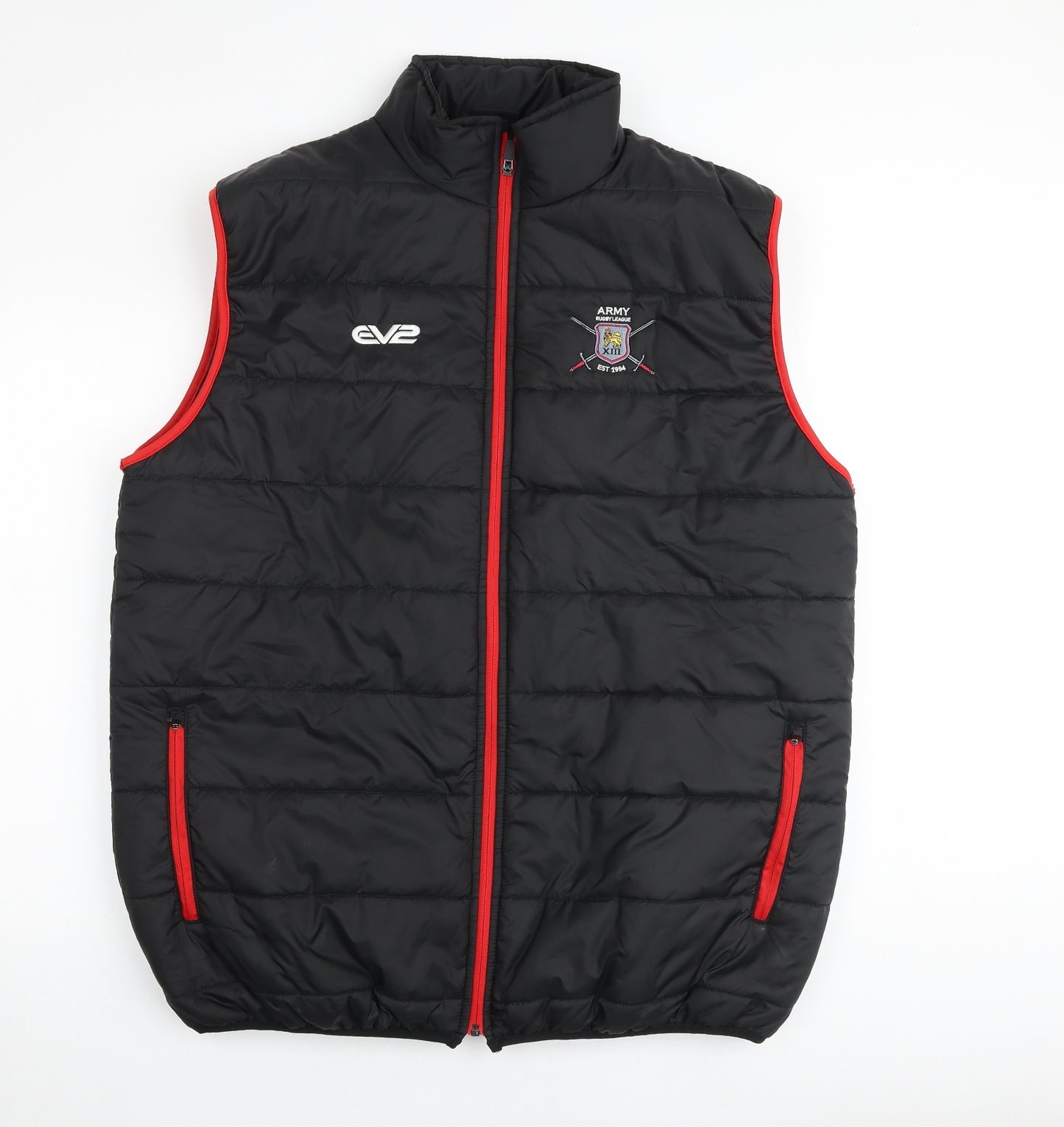 EV2 Mens Black Gilet Jacket Size XL Zip