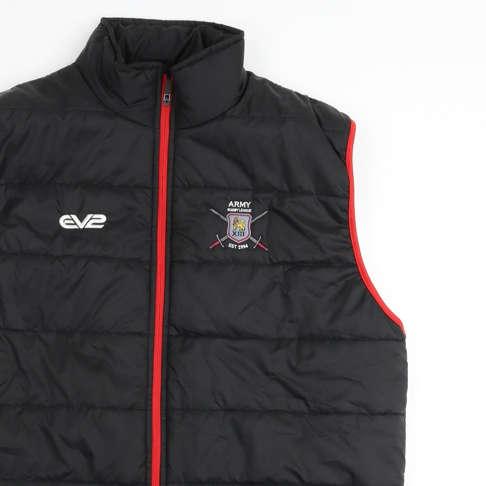 EV2 Mens Black Gilet Jacket Size XL Zip