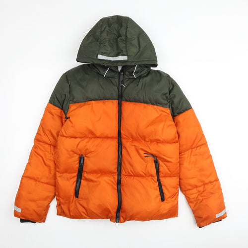 John Lewis Boys Multicoloured Puffer Jacket Jacket Size 13 Years