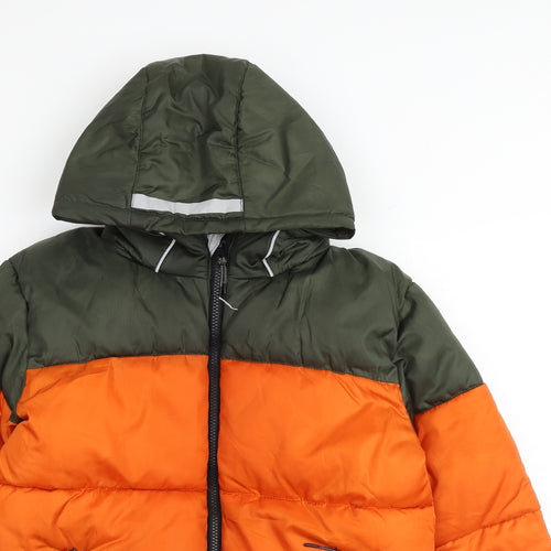 John Lewis Boys Multicoloured Puffer Jacket Jacket Size 13 Years