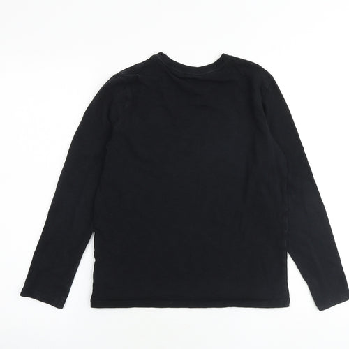 Gap Boys Black 100% Cotton Pullover Casual Size L Round Neck Pullover - Marvel Avengers
