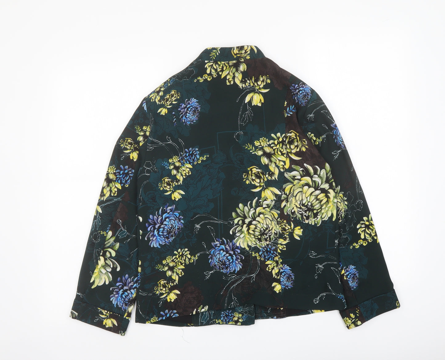 River Island Womens Multicoloured Floral Jacket Size 10 Zip