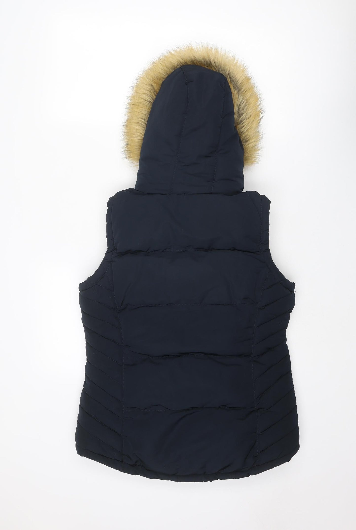 SoulCal&Co Womens Blue Gilet Jacket Size 8 Zip
