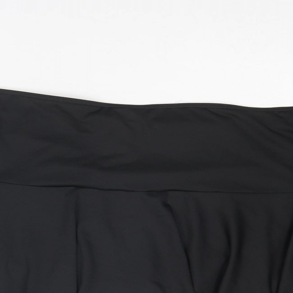 Evans Womens Black Polyester Swim Bottom Size 28 - Swim Skirt