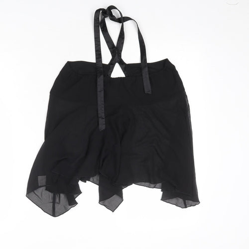 River Island Womens Black Polyester Camisole Tank Size 12 Halter - Asymmetric