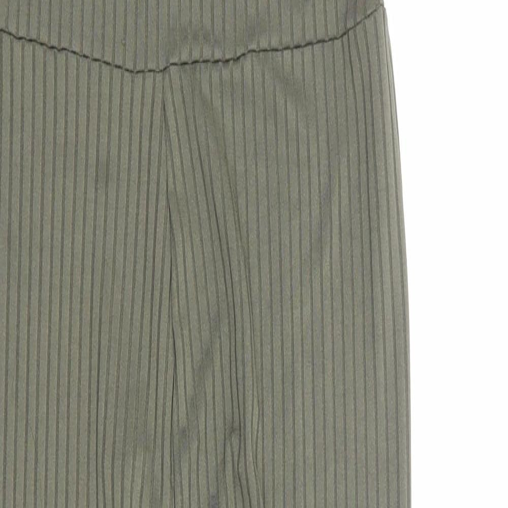 PRETTYLITTLETHING Womens Green Polyester Jumpsuit One-Piece Size 12 L27 in Pullover