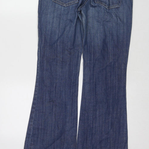 BDG Womens Blue Cotton Flared Jeans Size 29 in L32 in Regular Zip