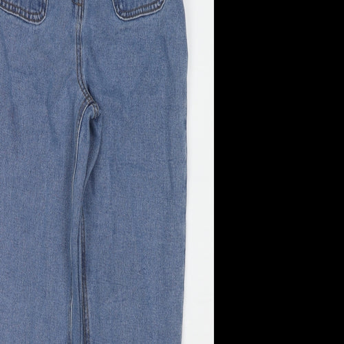 Matalan Boys Blue Cotton Tapered Jeans Size 12 Years L25 in Regular Zip - Mom Style