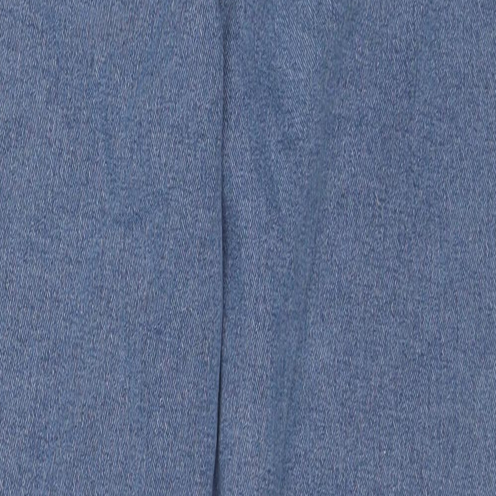 Matalan Boys Blue Cotton Tapered Jeans Size 12 Years L25 in Regular Zip - Mom Style