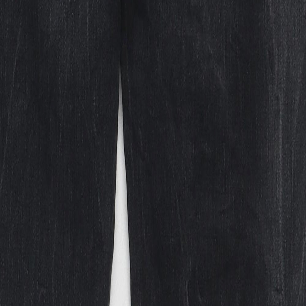 Zara Womens Black Cotton Skinny Jeans Size 10 L30 in Regular Zip