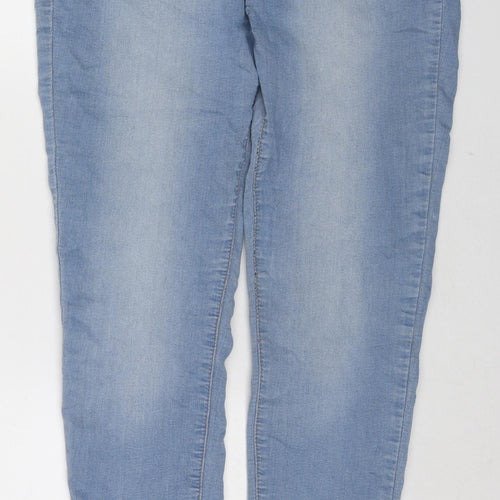 Dorothy Perkins Womens Blue Cotton Jegging Jeans Size 14 L28 in Regular
