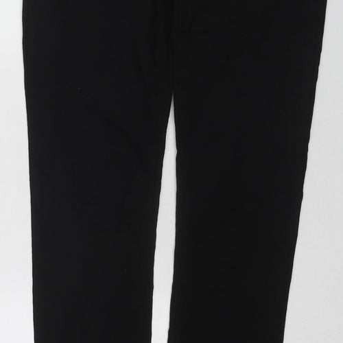 Emporio Armani Mens Black Cotton Skinny Jeans Size 28 in L30 in Regular Zip
