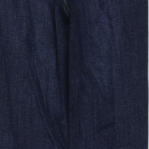 F&F Womens Blue Cotton Bootcut Jeans Size 8 L30 in Regular Zip