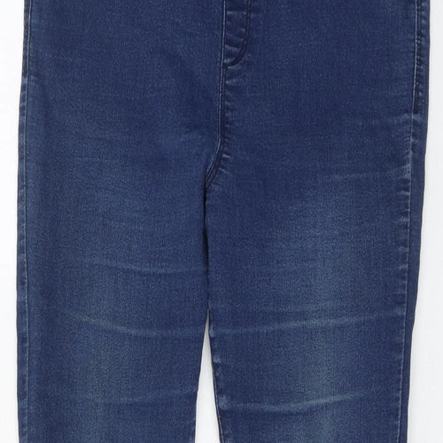 PEP&CO Womens Blue Cotton Jegging Jeans Size 14 L28 in Regular