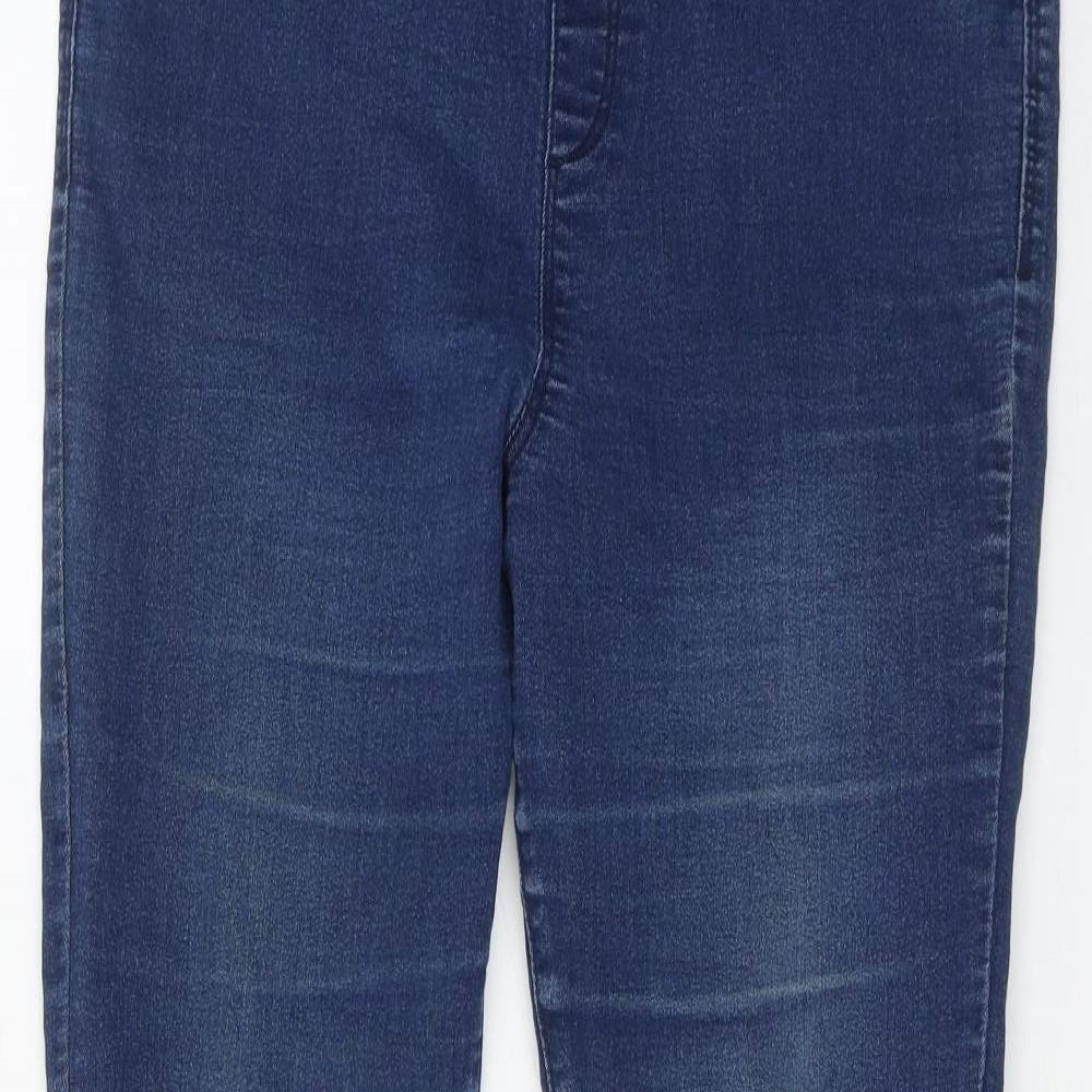 PEP&CO Womens Blue Cotton Jegging Jeans Size 14 L28 in Regular