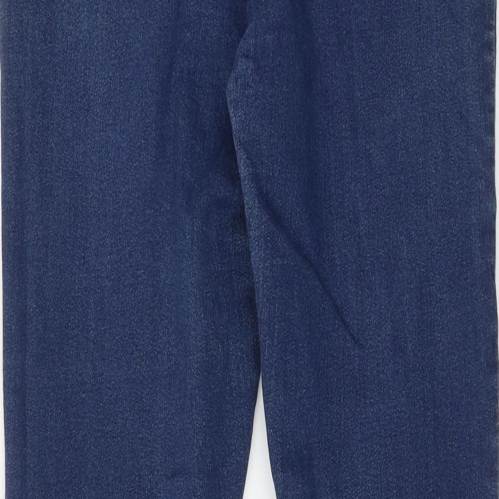 PEP&CO Womens Blue Cotton Jegging Jeans Size 14 L28 in Regular