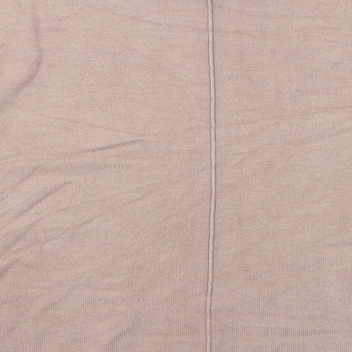 Saint Tropez Clothing Womens Brown Round Neck Viscose Pullover Jumper Size M
