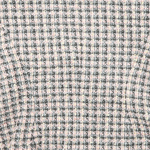 BHS Womens Multicoloured Geometric Jacket Blazer Size 20 Button