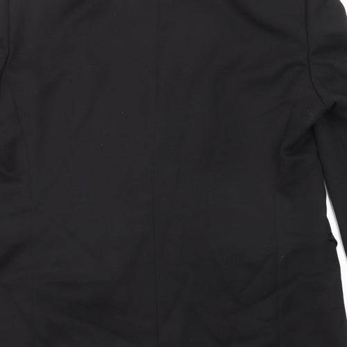 Magee Mens Black Wool Tuxedo Suit Jacket Size 42 Regular