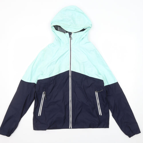 Tribord Boys Blue Colourblock Jacket Size 14-15 Years Zip