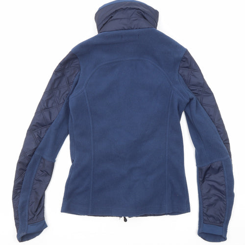 DECATHLON Womens Blue Windbreaker Jacket Size XS Zip