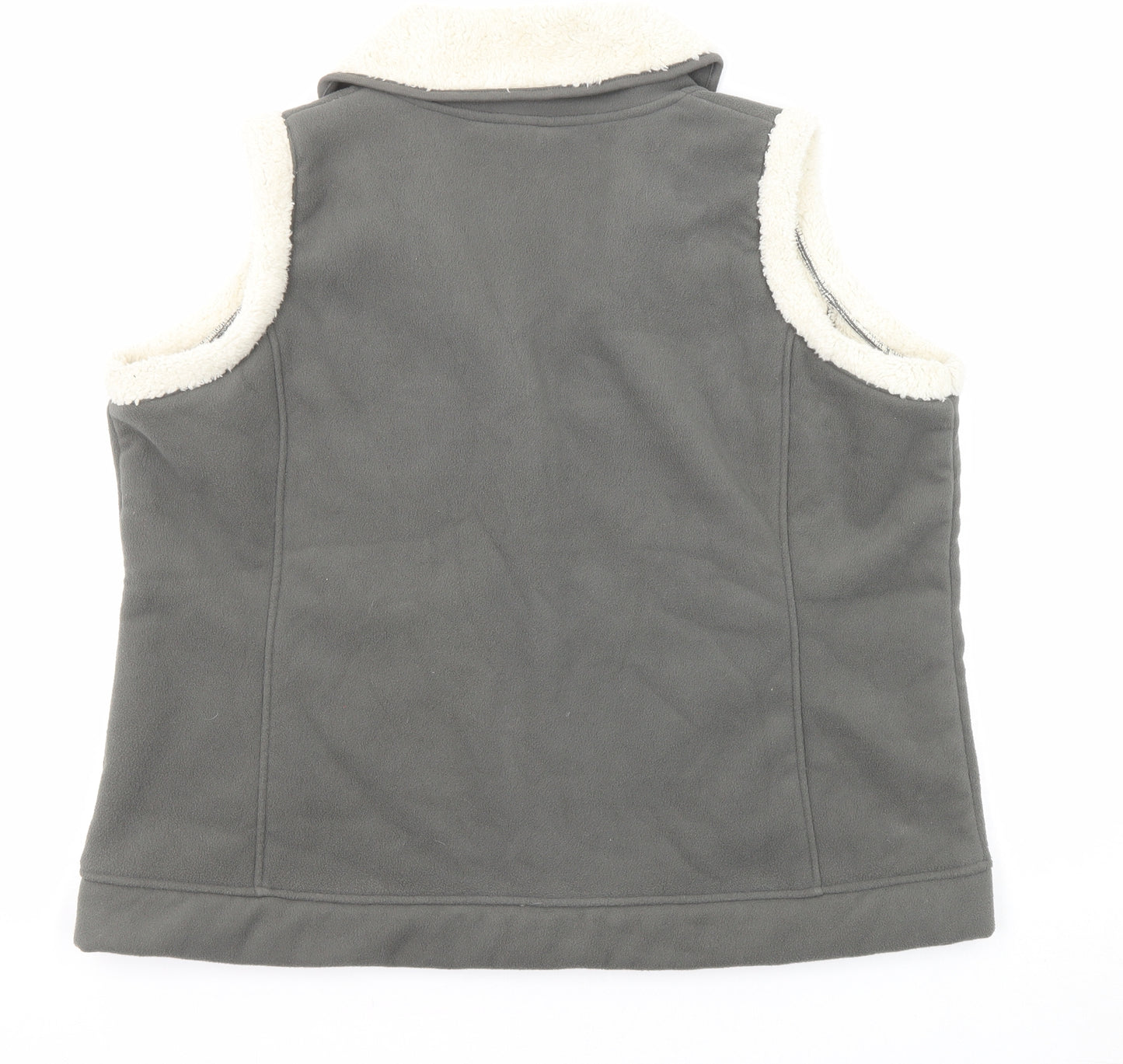 Marks and Spencer Womens Green Gilet Jacket Size 20 Zip