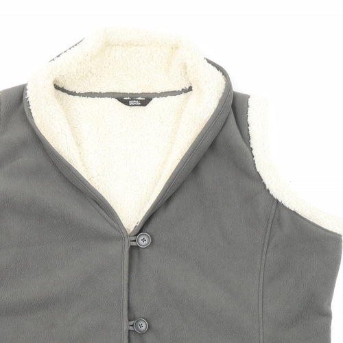 Marks and Spencer Womens Green Gilet Jacket Size 20 Zip