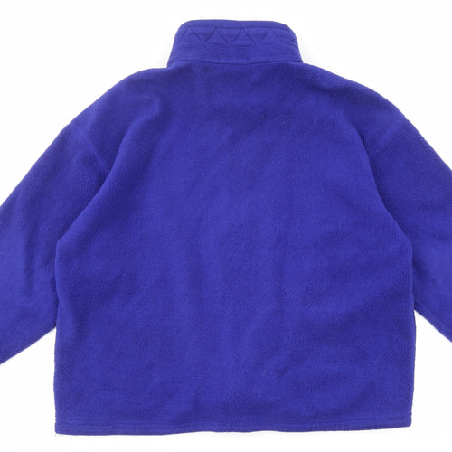 Marks and Spencer Womens Blue Jacket Size 18 Zip