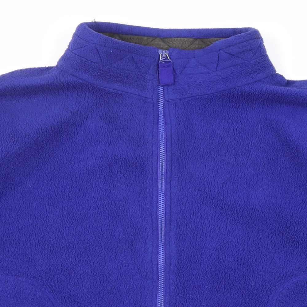 Marks and Spencer Womens Blue Jacket Size 18 Zip