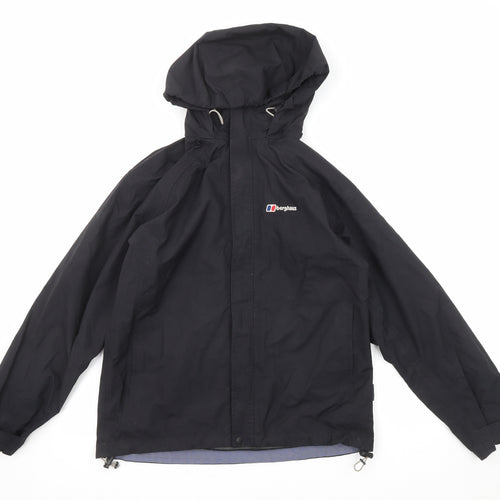Berghaus Womens Black Windbreaker Jacket Size 10 Zip