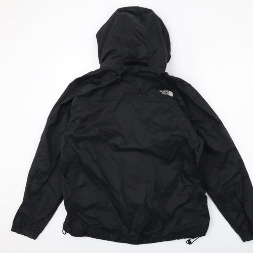 The North Face Womens Black Windbreaker Jacket Size XL Zip