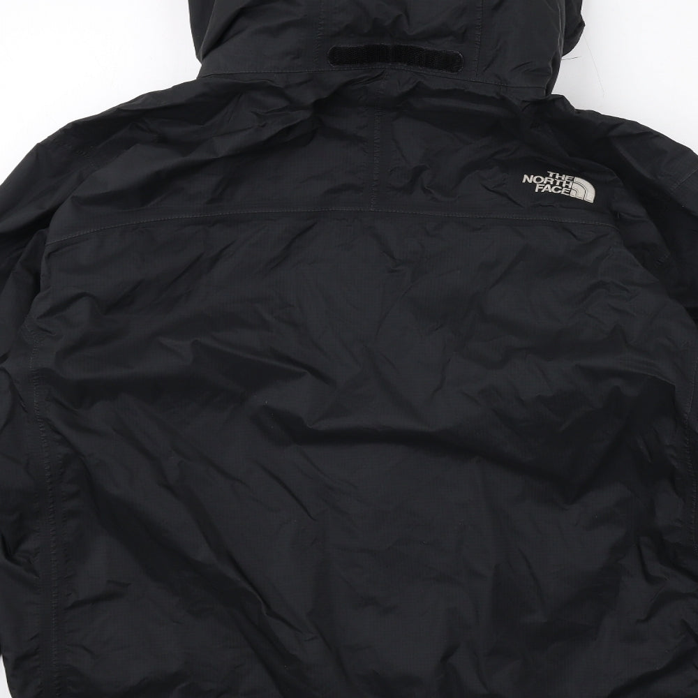 The North Face Womens Black Windbreaker Jacket Size XL Zip