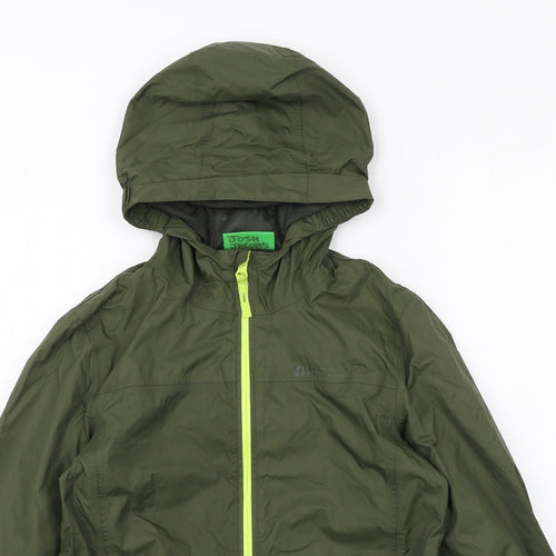 Mountain Warehouse Boys Green Jacket Size 9-10 Years Zip
