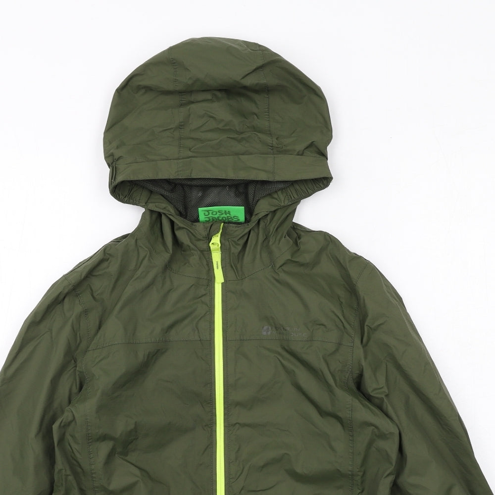 Mountain Warehouse Boys Green Jacket Size 9-10 Years Zip