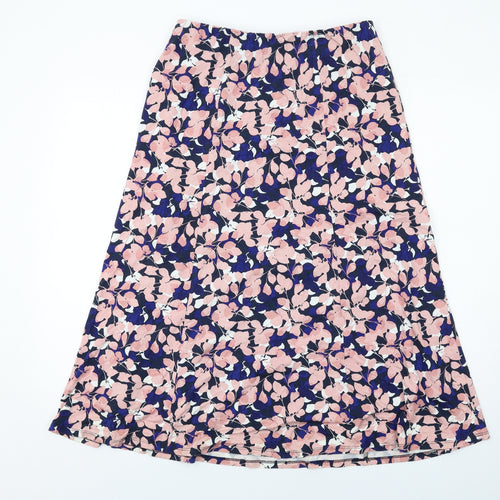 Eastex Womens Multicoloured Floral Viscose A-Line Skirt Size 10