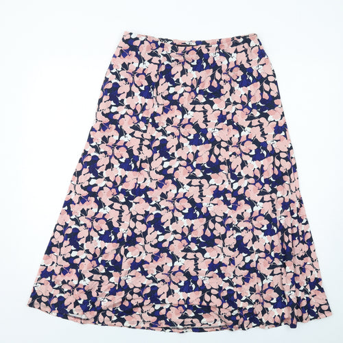 Eastex Womens Multicoloured Floral Viscose A-Line Skirt Size 10