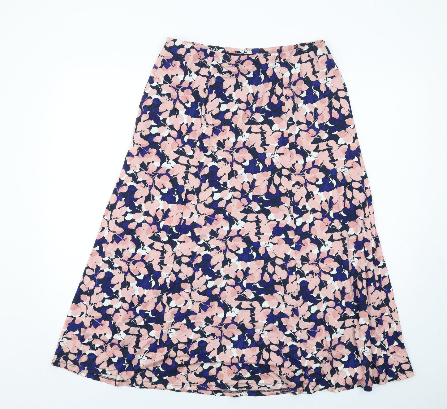 Eastex Womens Multicoloured Floral Viscose A-Line Skirt Size 10