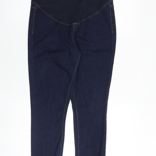 George Womens Blue Cotton Jegging Jeans Size 14 L27 in Regular