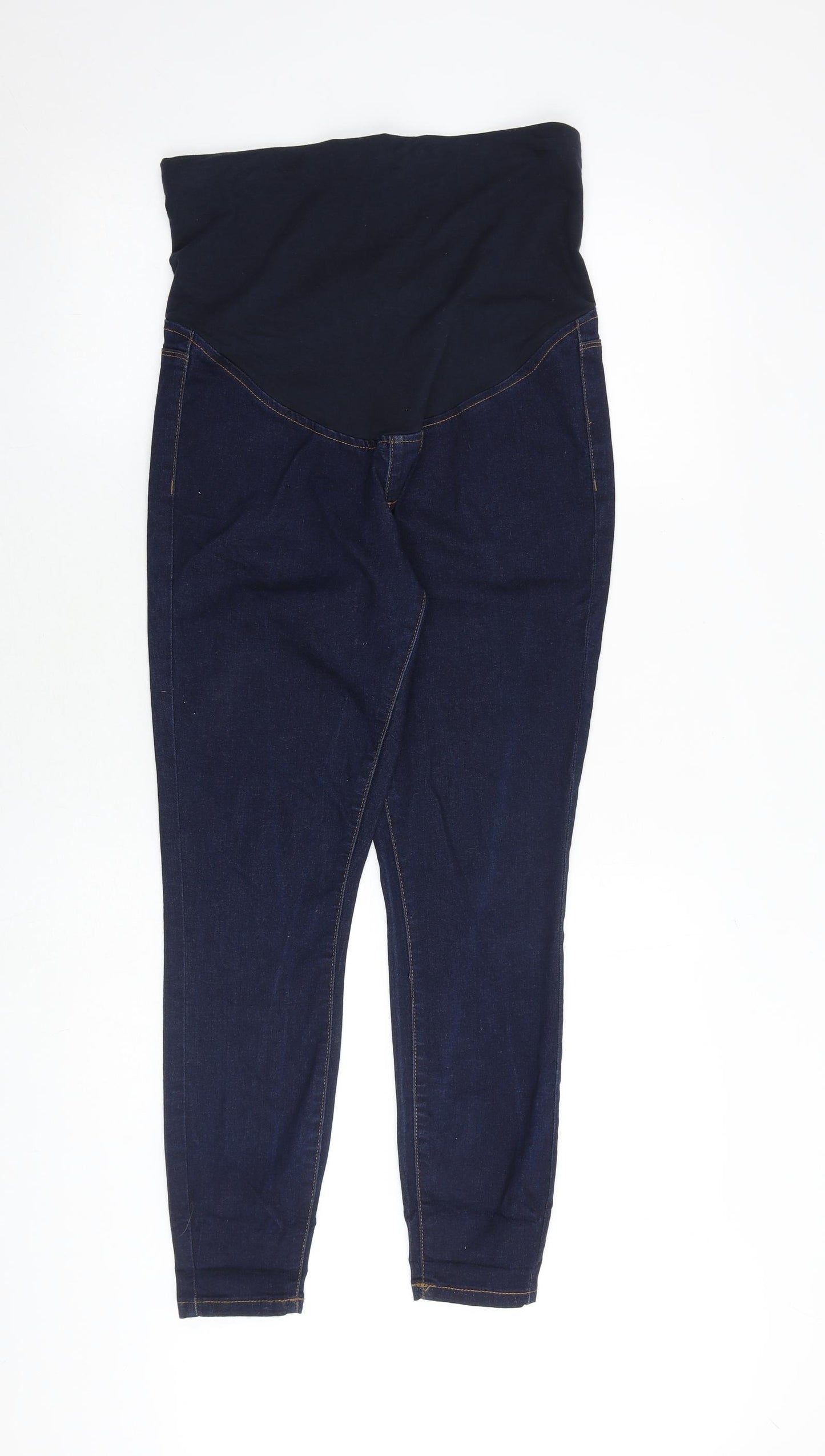 George Womens Blue Cotton Jegging Jeans Size 14 L27 in Regular