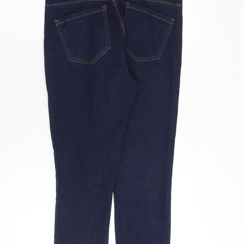 George Womens Blue Cotton Jegging Jeans Size 14 L27 in Regular