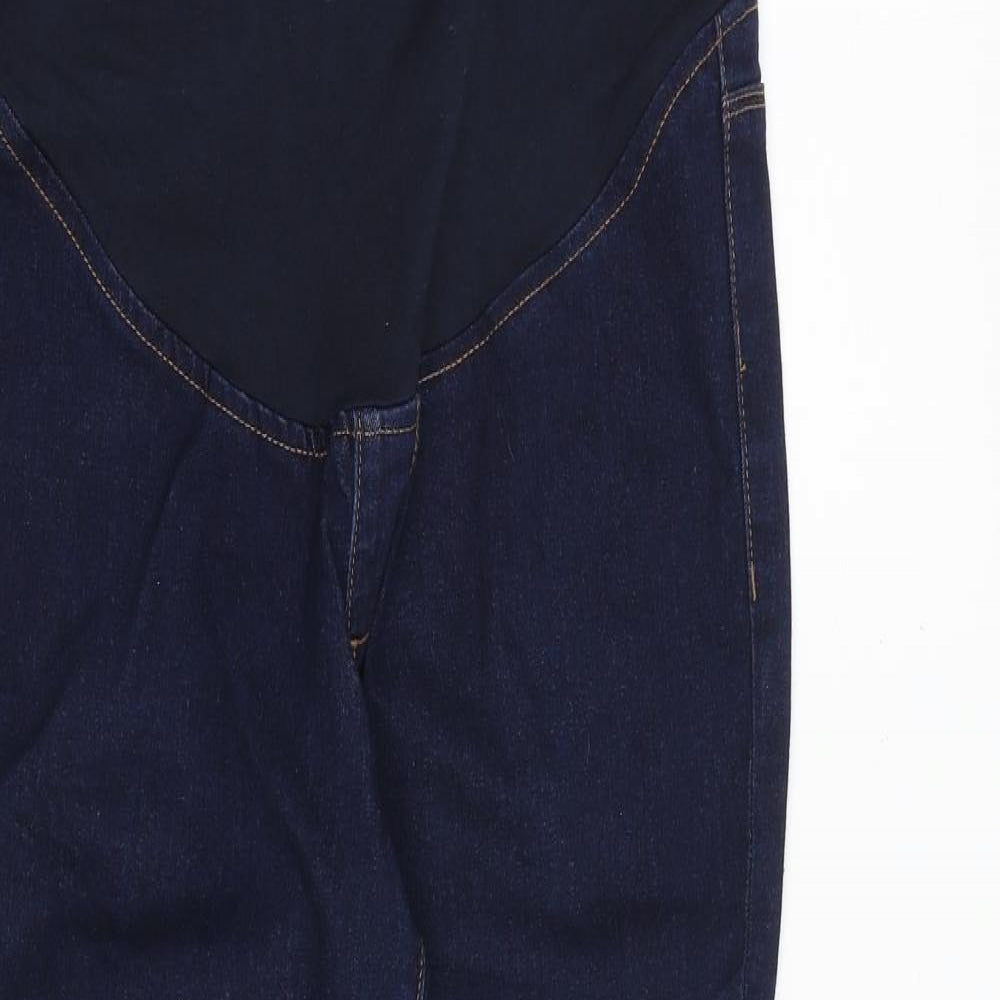 George Womens Blue Cotton Jegging Jeans Size 14 L27 in Regular