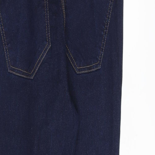 George Womens Blue Cotton Jegging Jeans Size 14 L27 in Regular