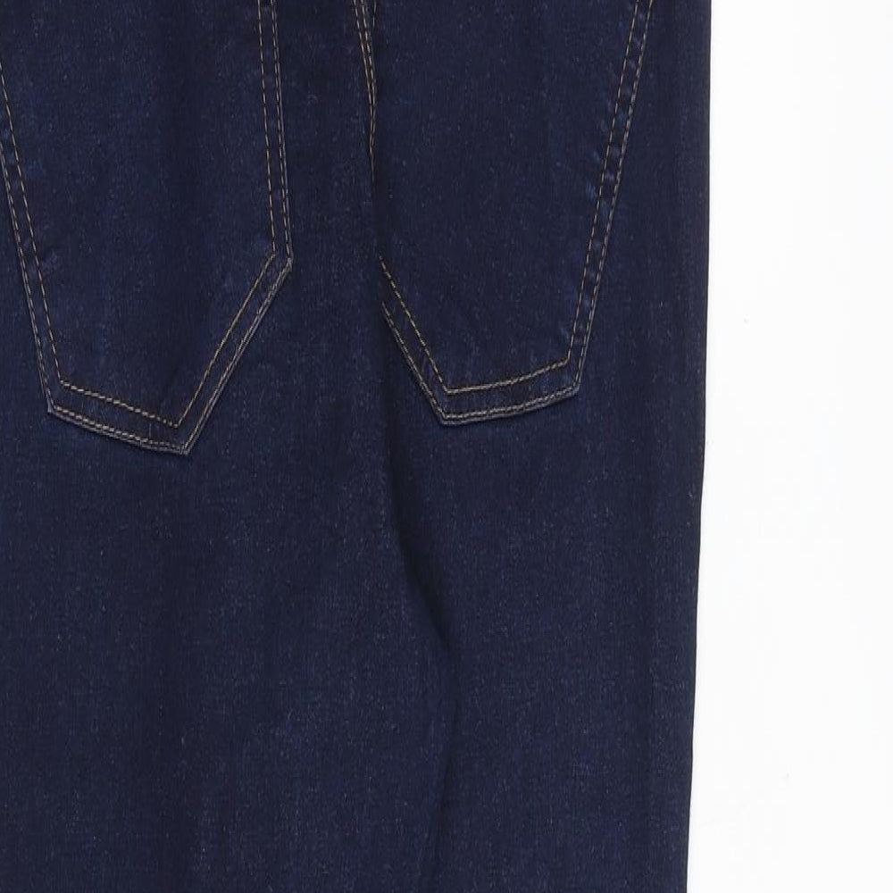 George Womens Blue Cotton Jegging Jeans Size 14 L27 in Regular