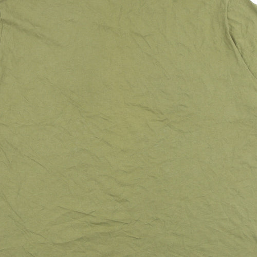Levi's Mens Green Cotton T-Shirt Size XL Round Neck