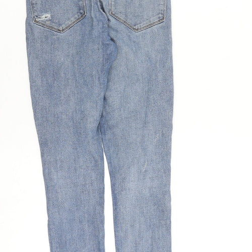 Gap Womens Blue Cotton Skinny Jeans Size 25 in L28 in Regular Zip