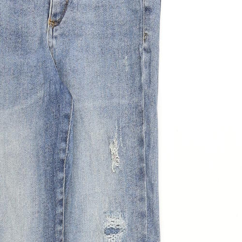 Gap Womens Blue Cotton Skinny Jeans Size 25 in L28 in Regular Zip