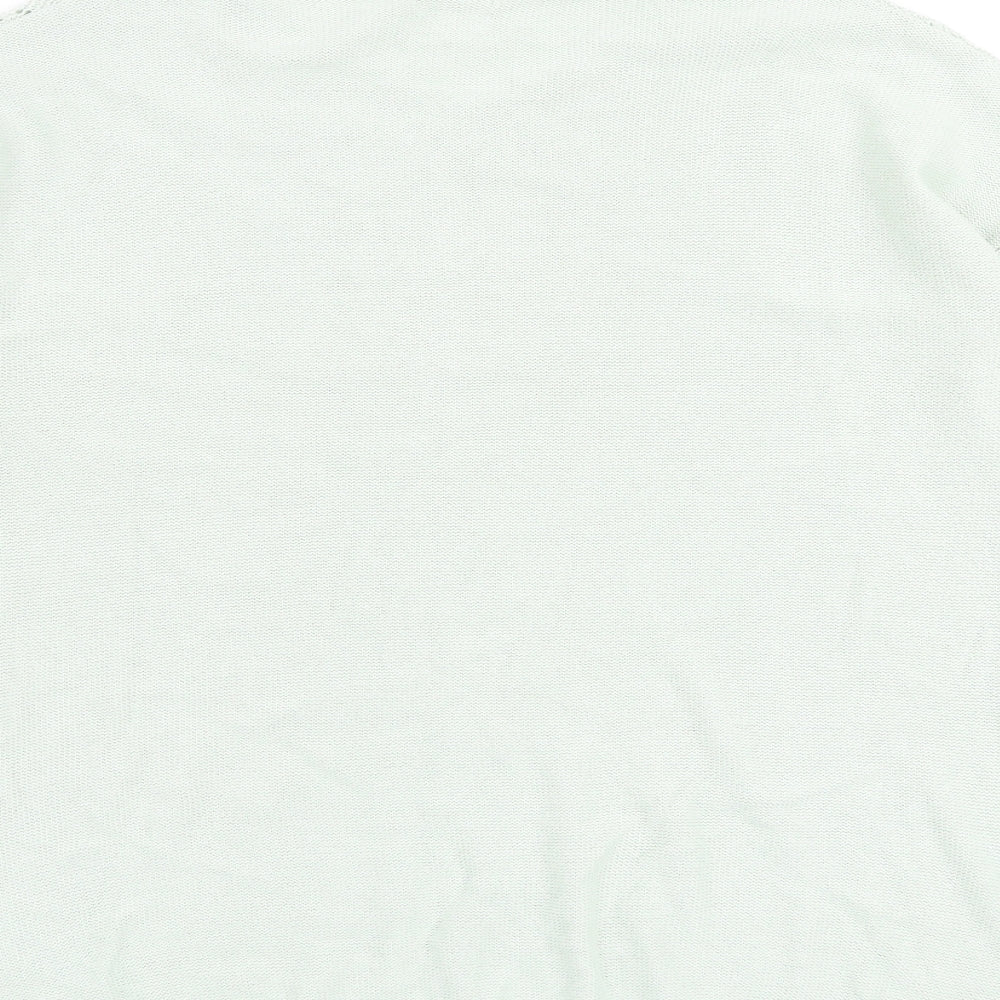 Damart Womens Green Round Neck Acrylic Pullover Jumper Size 18 - Size 18-20