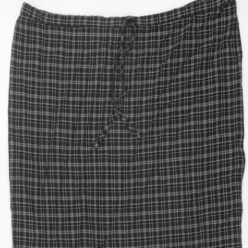 Monsoon Womens Grey Geometric Polyester A-Line Skirt Size 12 Drawstring